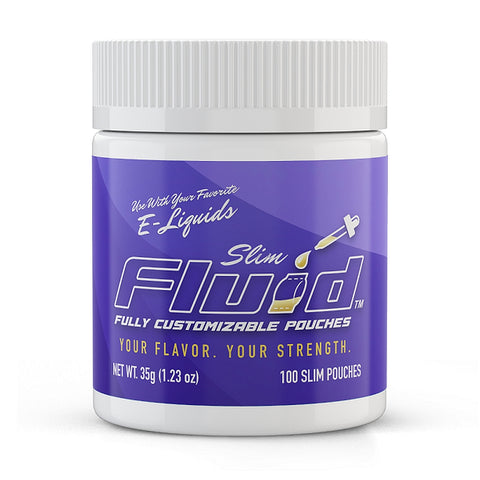 FLUID POUCHES SLIMS TUB WITH TRAVEL PUCK 0.35 g (100/tub)