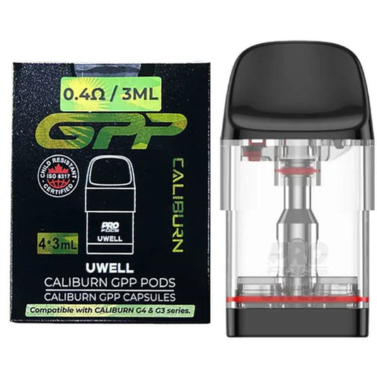 UWELL CALIBURN GPP REPLACEMENT PODS 3ml - 4 PACK