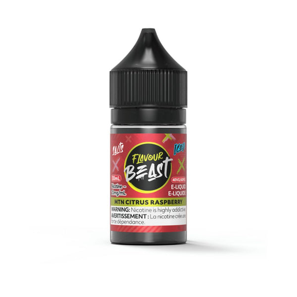 MTN CITRUS RASPBERRY ICED by FLAVOUR BEAST SALTS